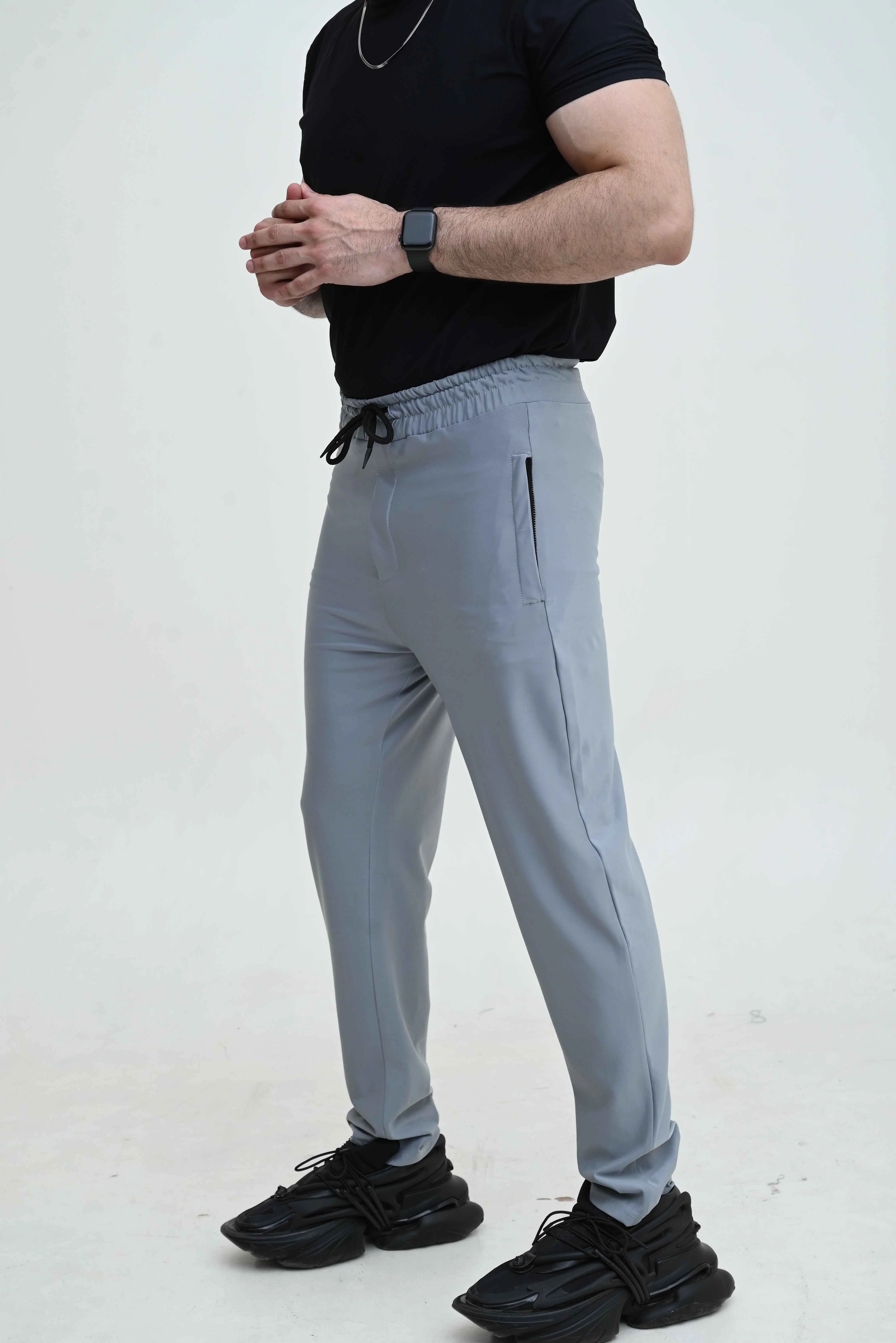 Men's Stretch-able Lycra Trouser-OXT#46 - Image 2