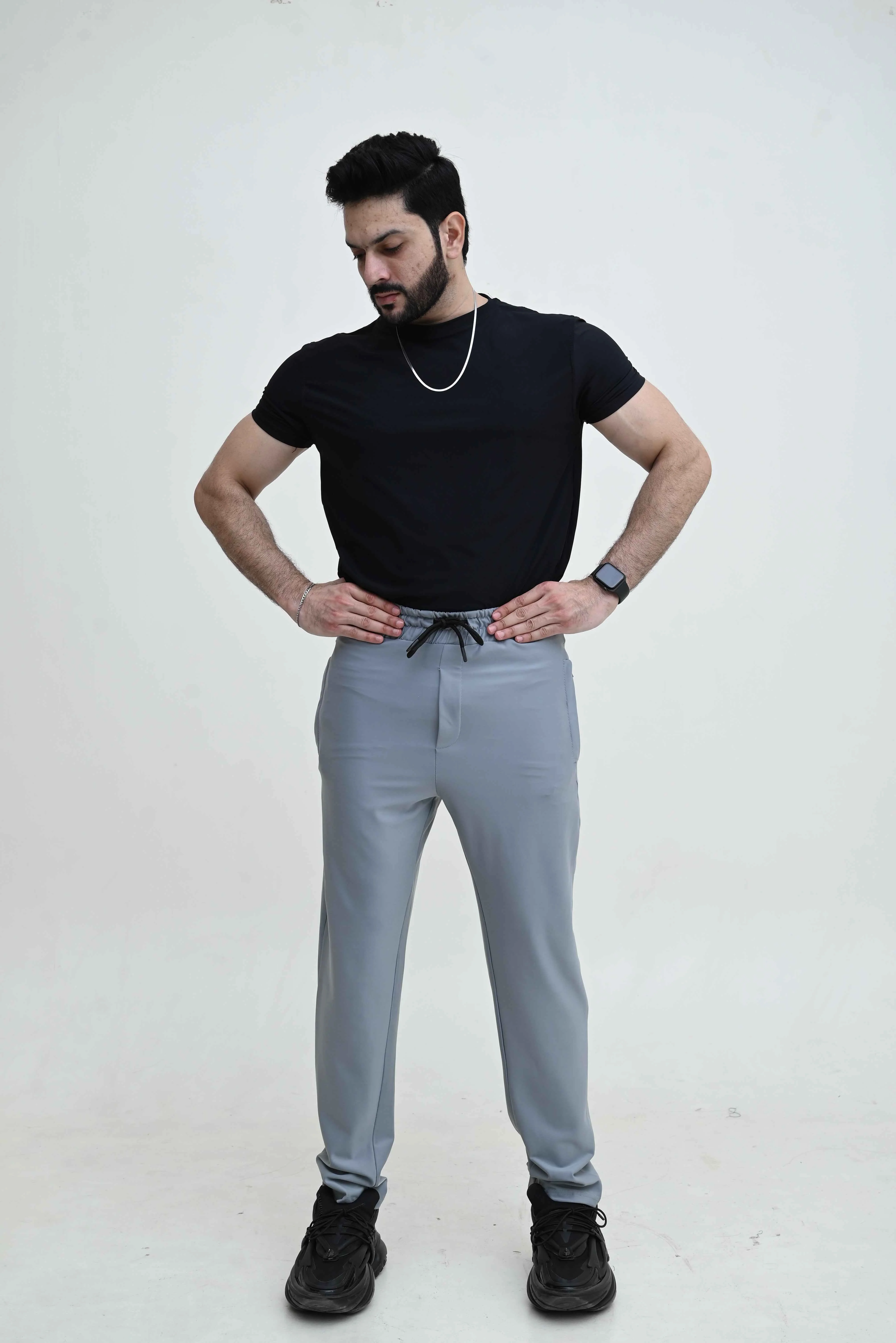 Men's Stretch-able Lycra Trouser-OXT#46 - Image 3