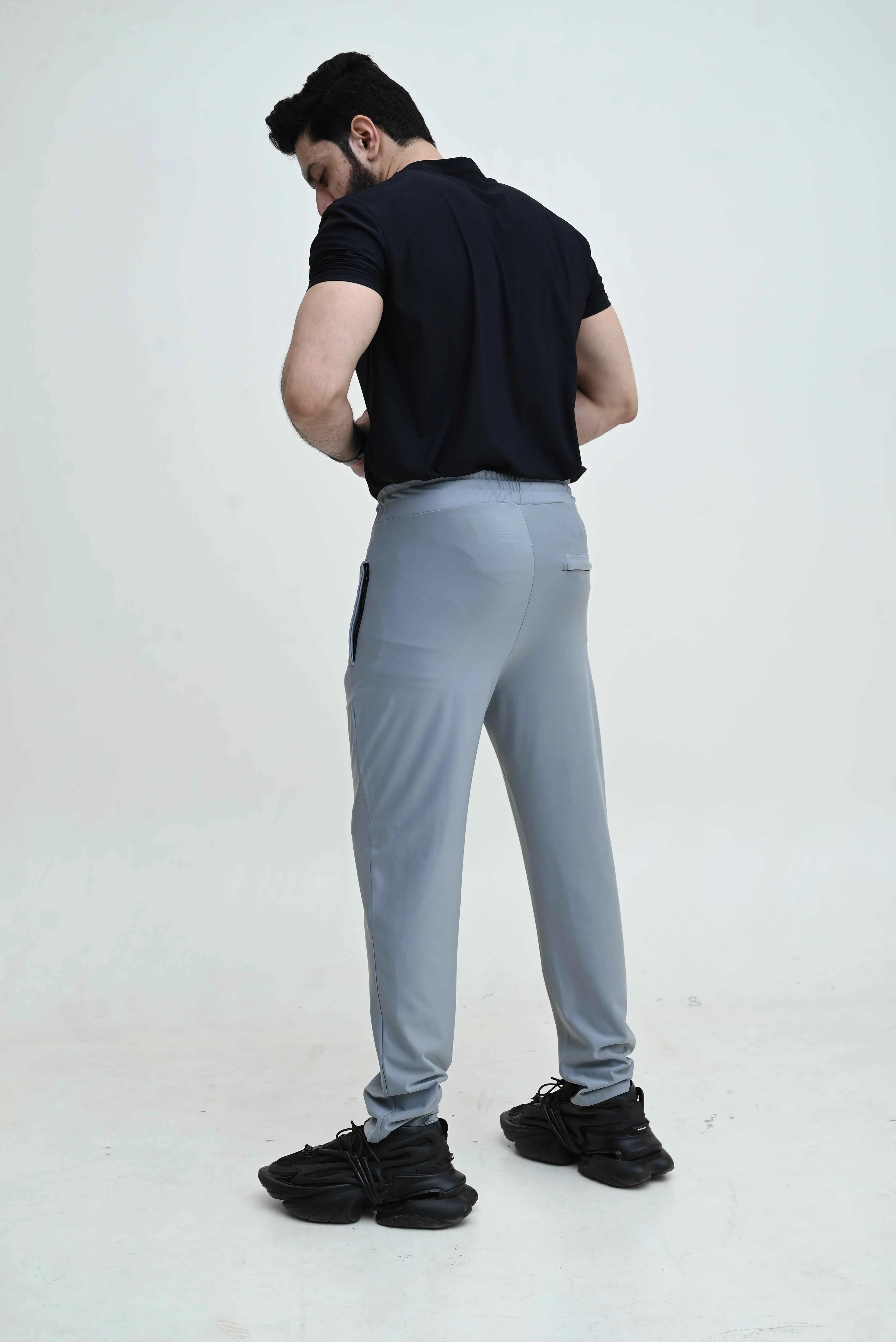 Men's Stretch-able Lycra Trouser-OXT#46 - Image 4