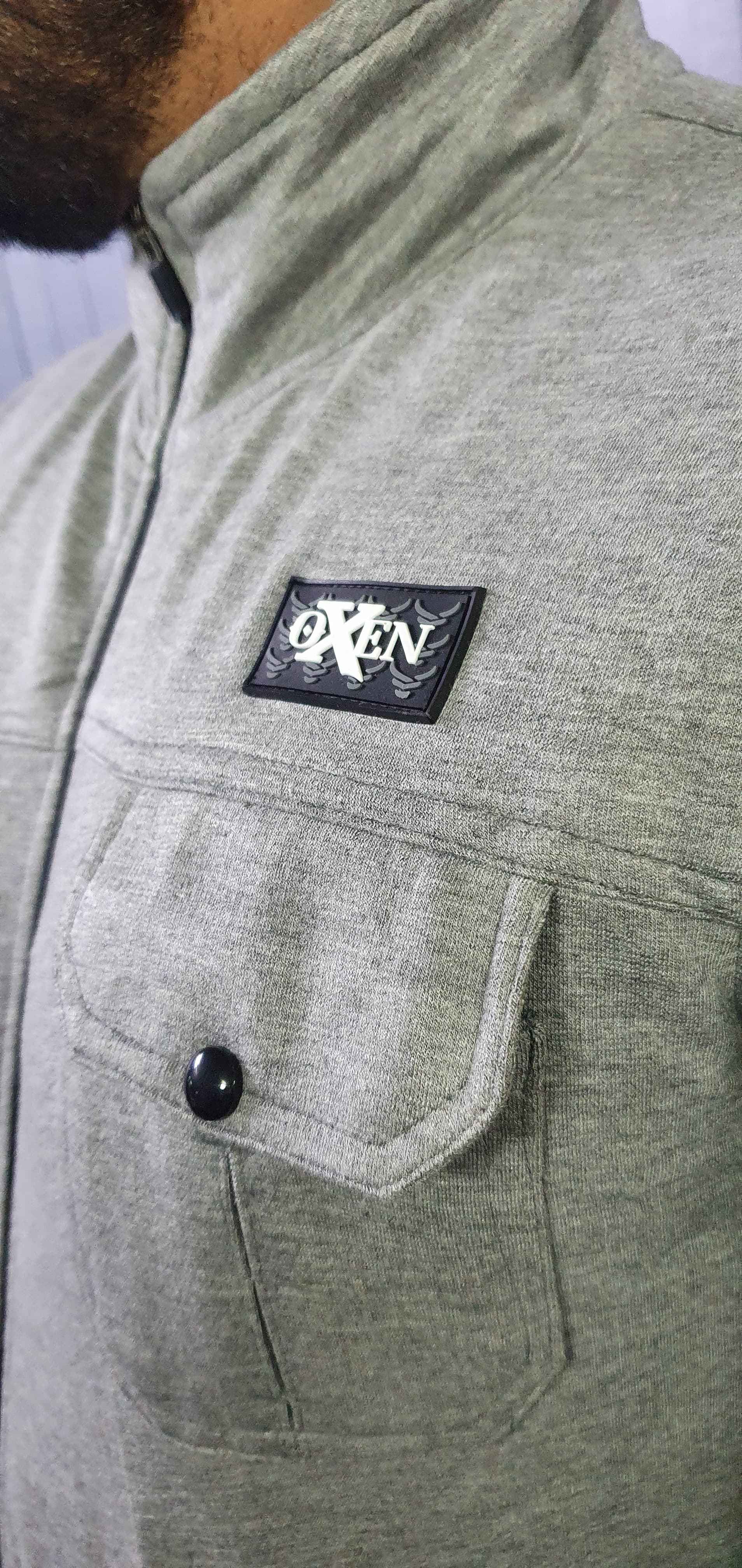 Premium Cotton Fleece Four Pocket sleeveless Jacket Haider Grey 13 - Image 3