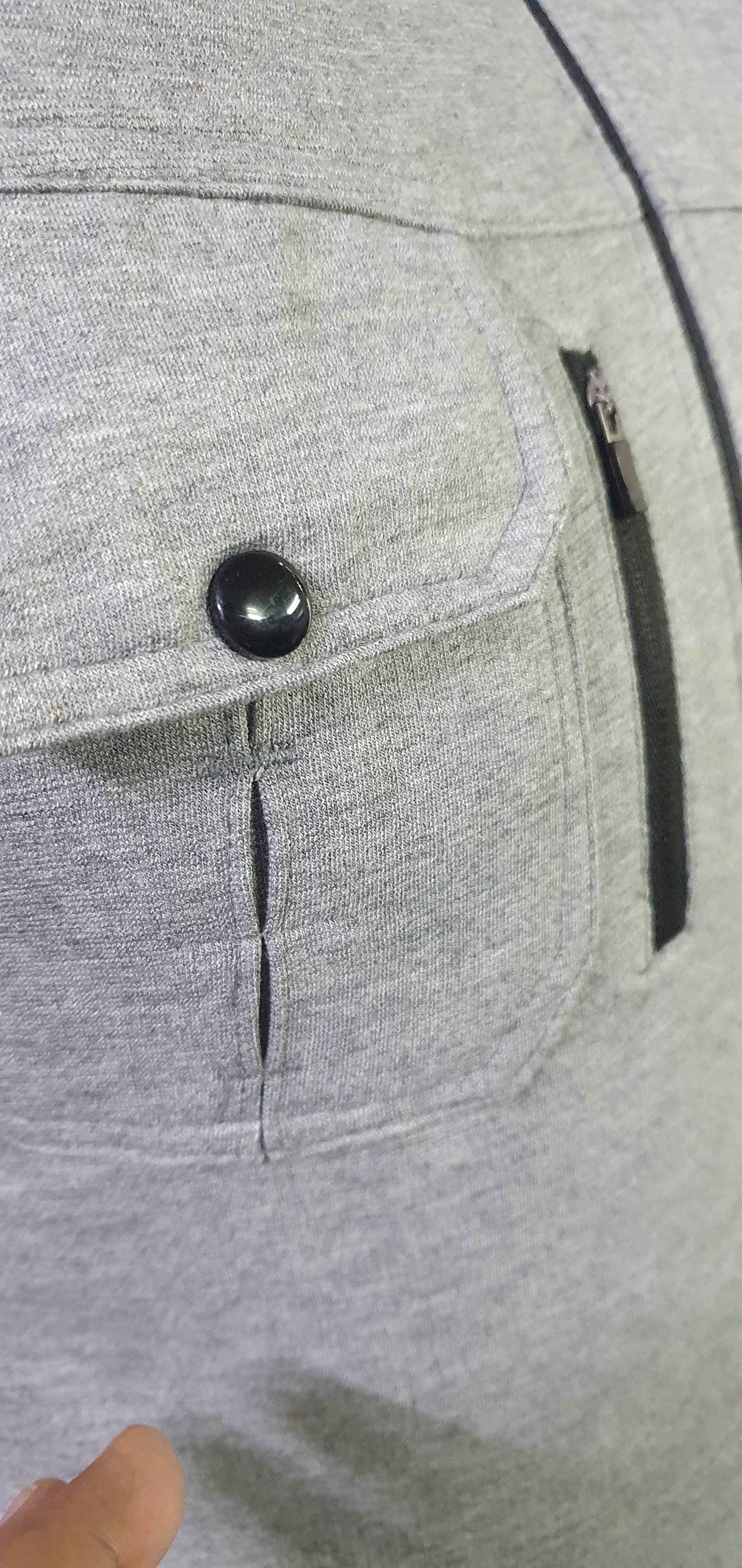 Premium Cotton Fleece Four Pocket sleeveless Jacket Haider Grey 13 - Image 4