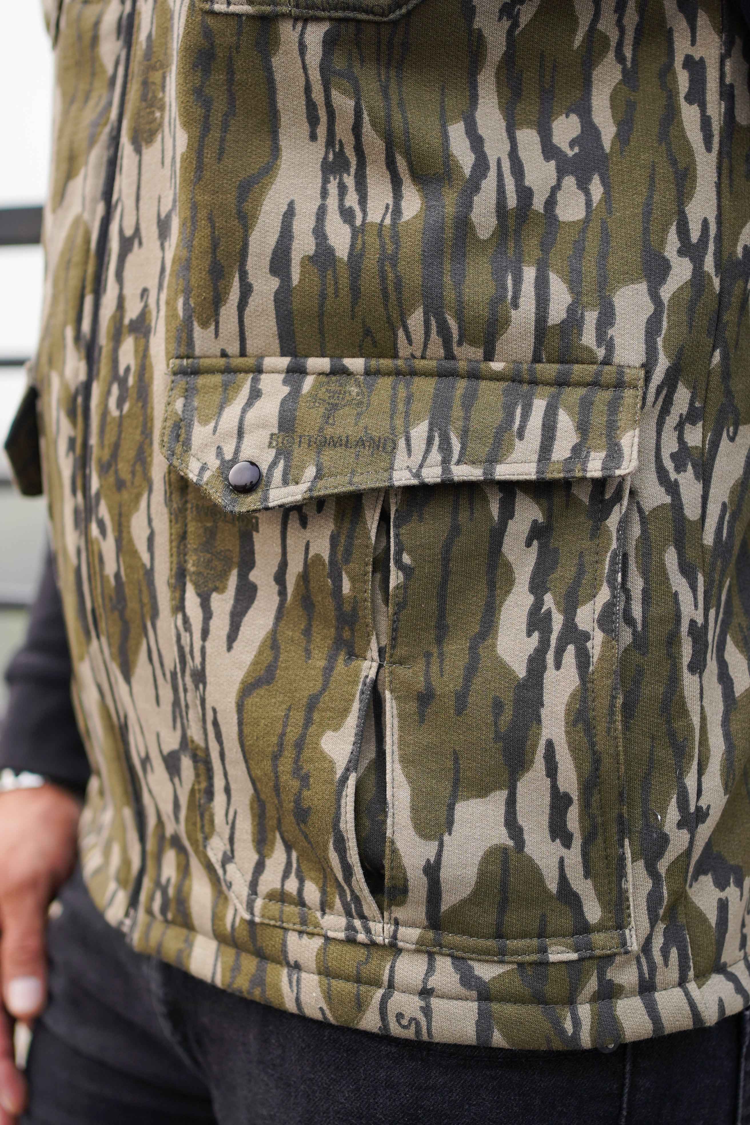 Premium Cotton Fleece Four Pocket Jacket Camouflage Jkt-05 - Image 7